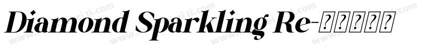 Diamond Sparkling Re字体转换